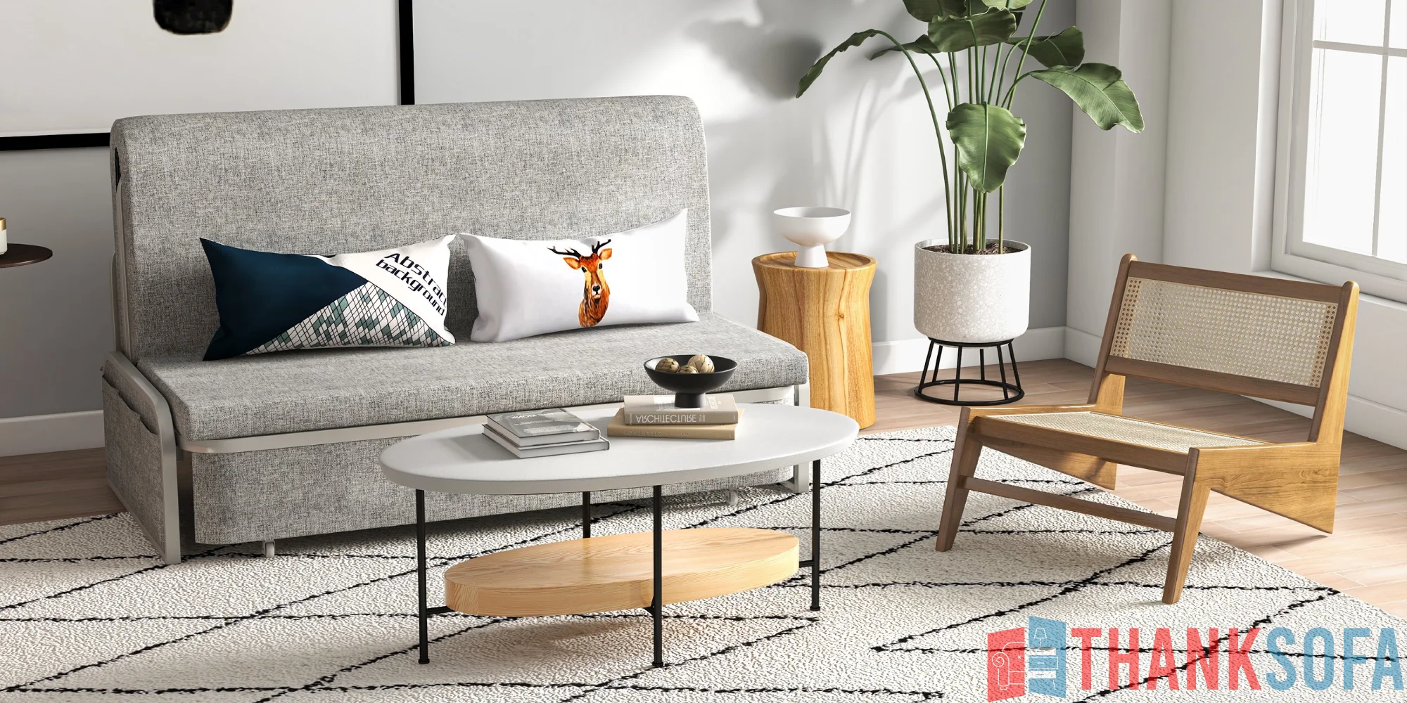 Bàn ghế sofa phòng khách đẹp - Living room sofa - ThankSofa Mẫu 104