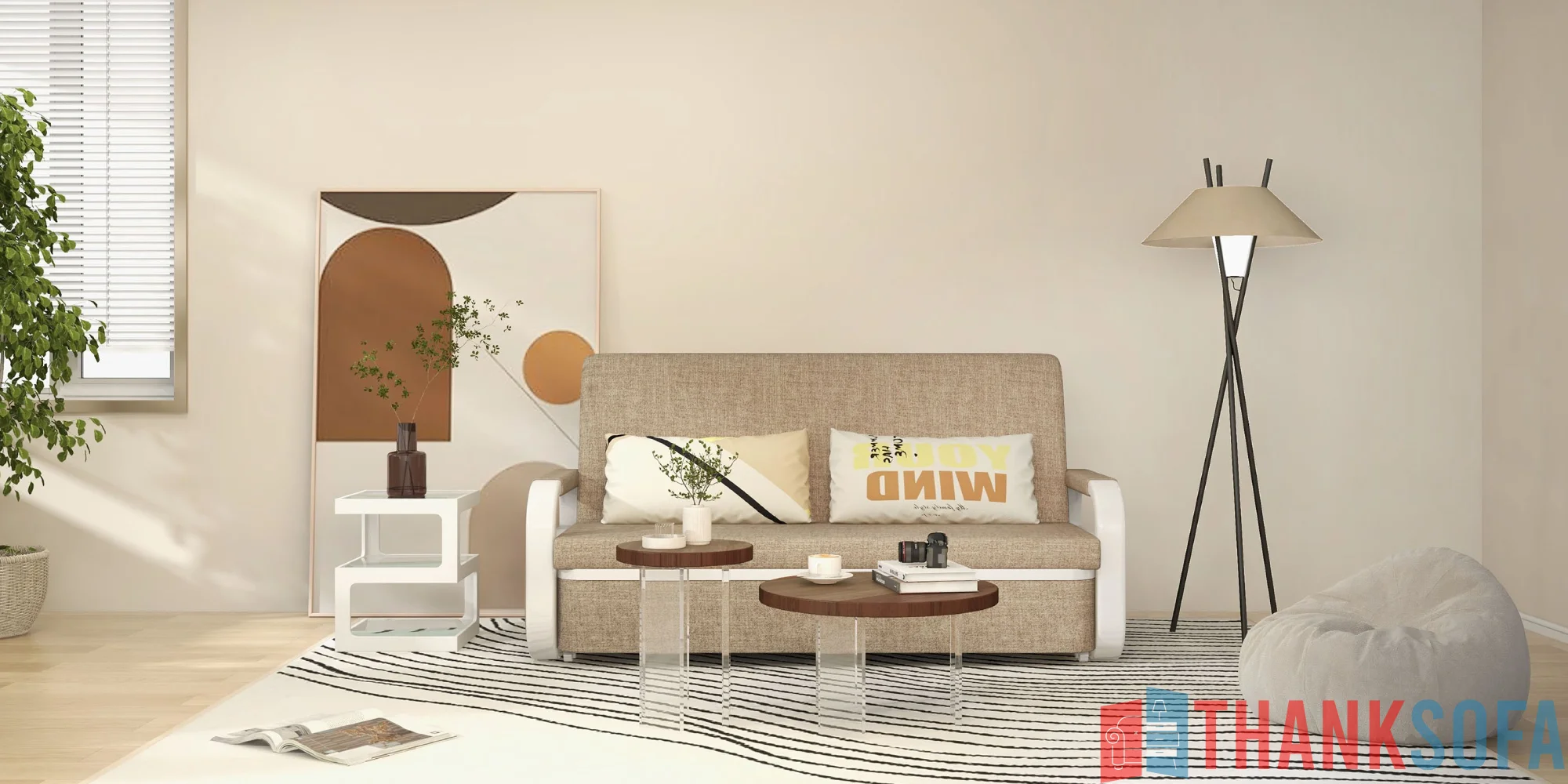 Bàn ghế sofa phòng khách đẹp - Living room sofa - ThankSofa Mẫu 68