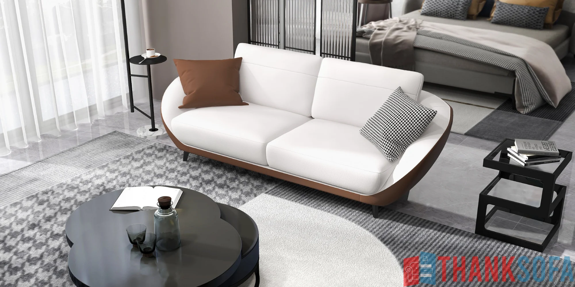 Bàn ghế sofa phòng khách đẹp - Living room sofa - ThankSofa Mẫu 80