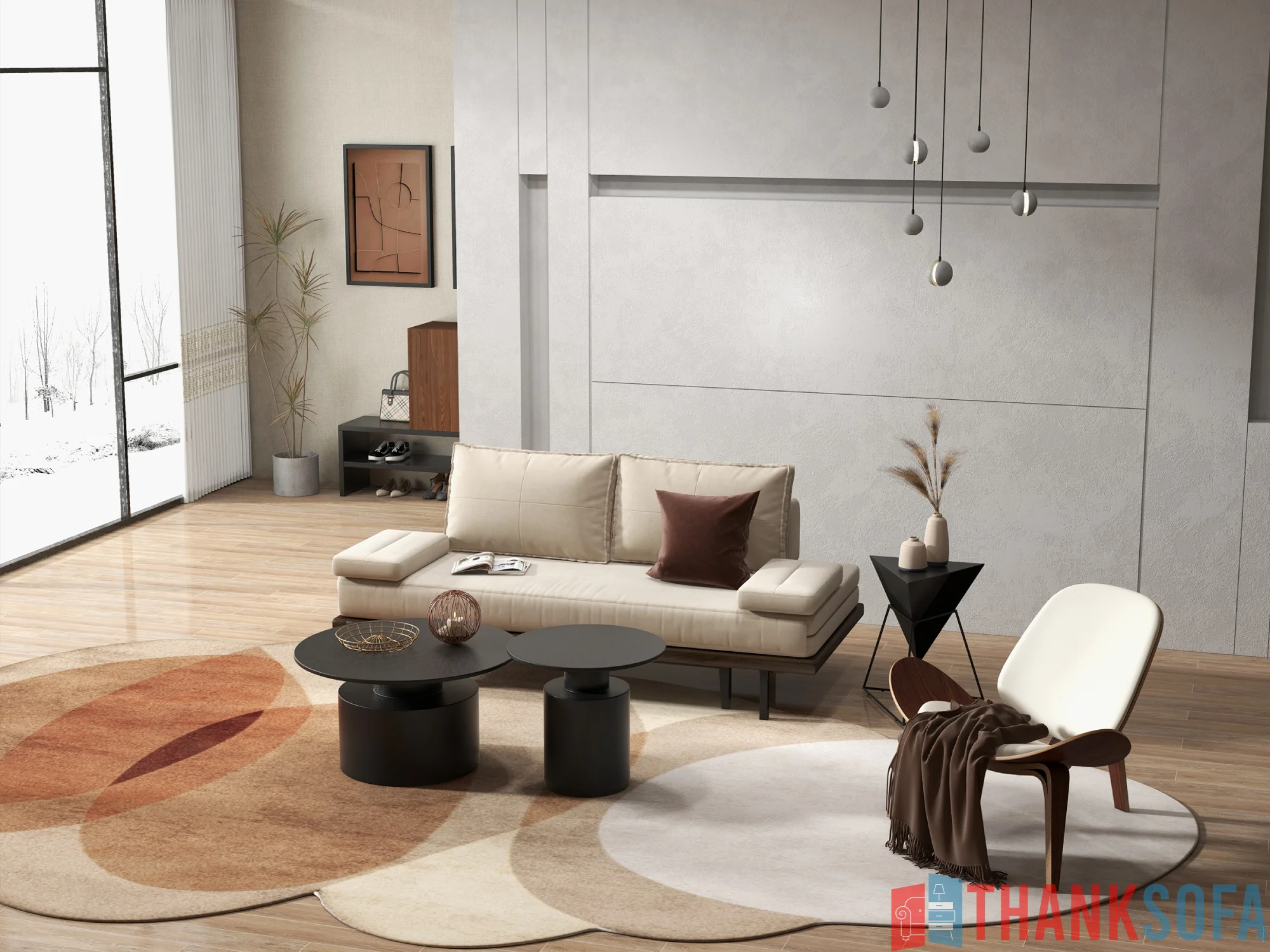 Ghế sofa hiện đại đẹp - Modern Sofa - ThankSofa Mẫu 2