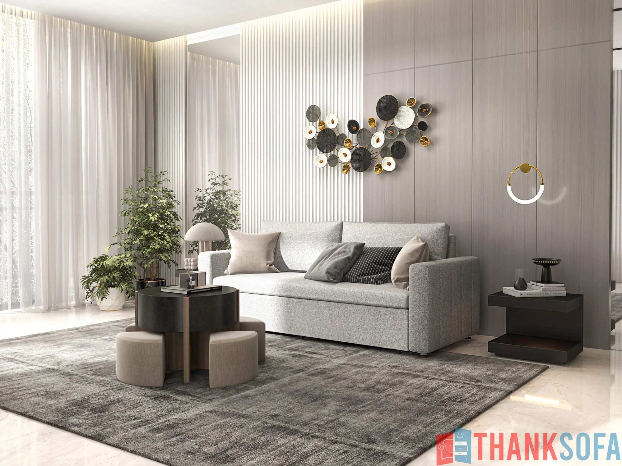 Ghế sofa hiện đại đẹp - Modern Sofa - ThankSofa Mẫu 21