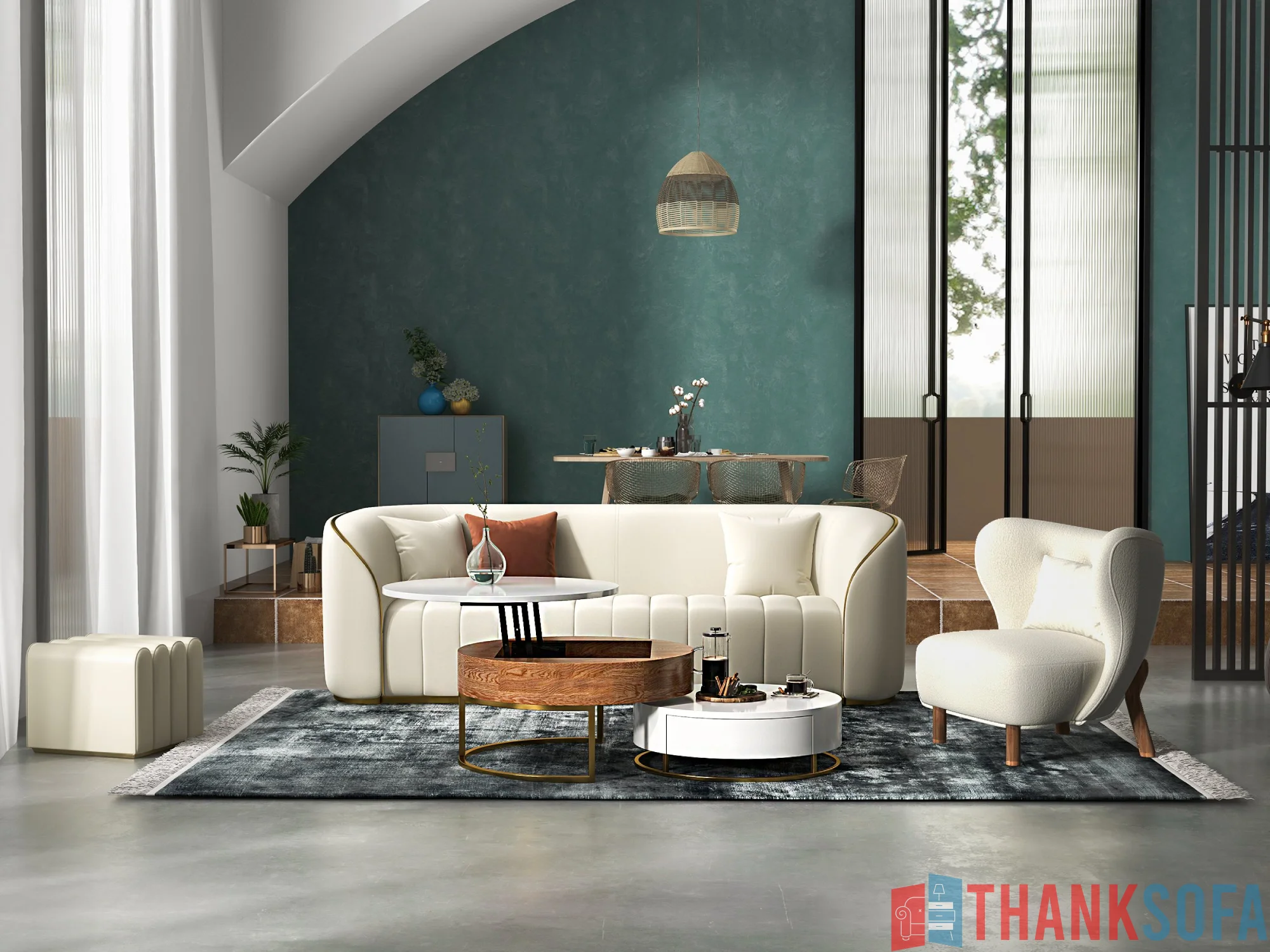Ghế sofa hiện đại đẹp - Modern Sofa - ThankSofa Mẫu 46