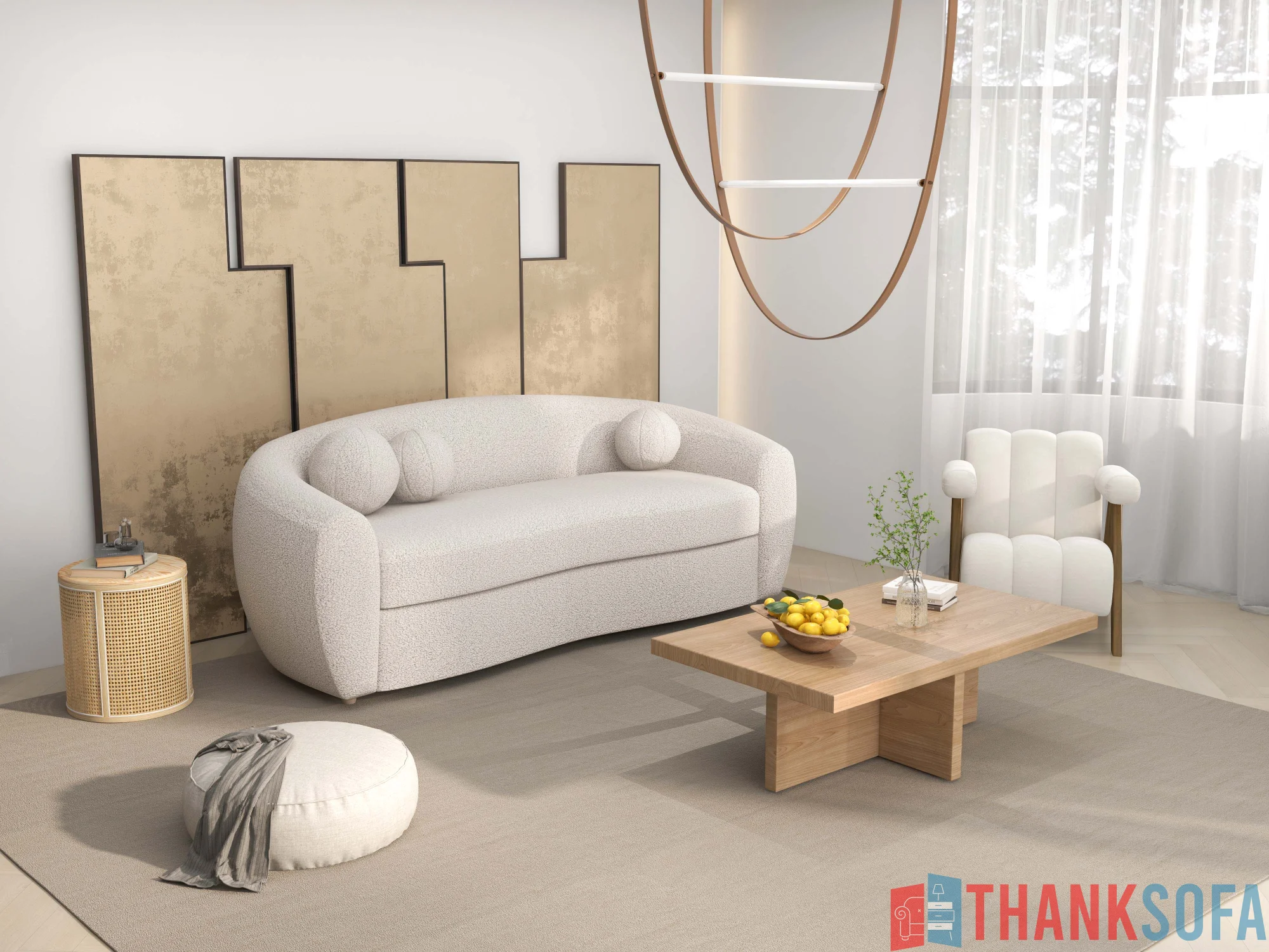 Ghế sofa hiện đại đẹp - Modern Sofa - ThankSofa Mẫu 52