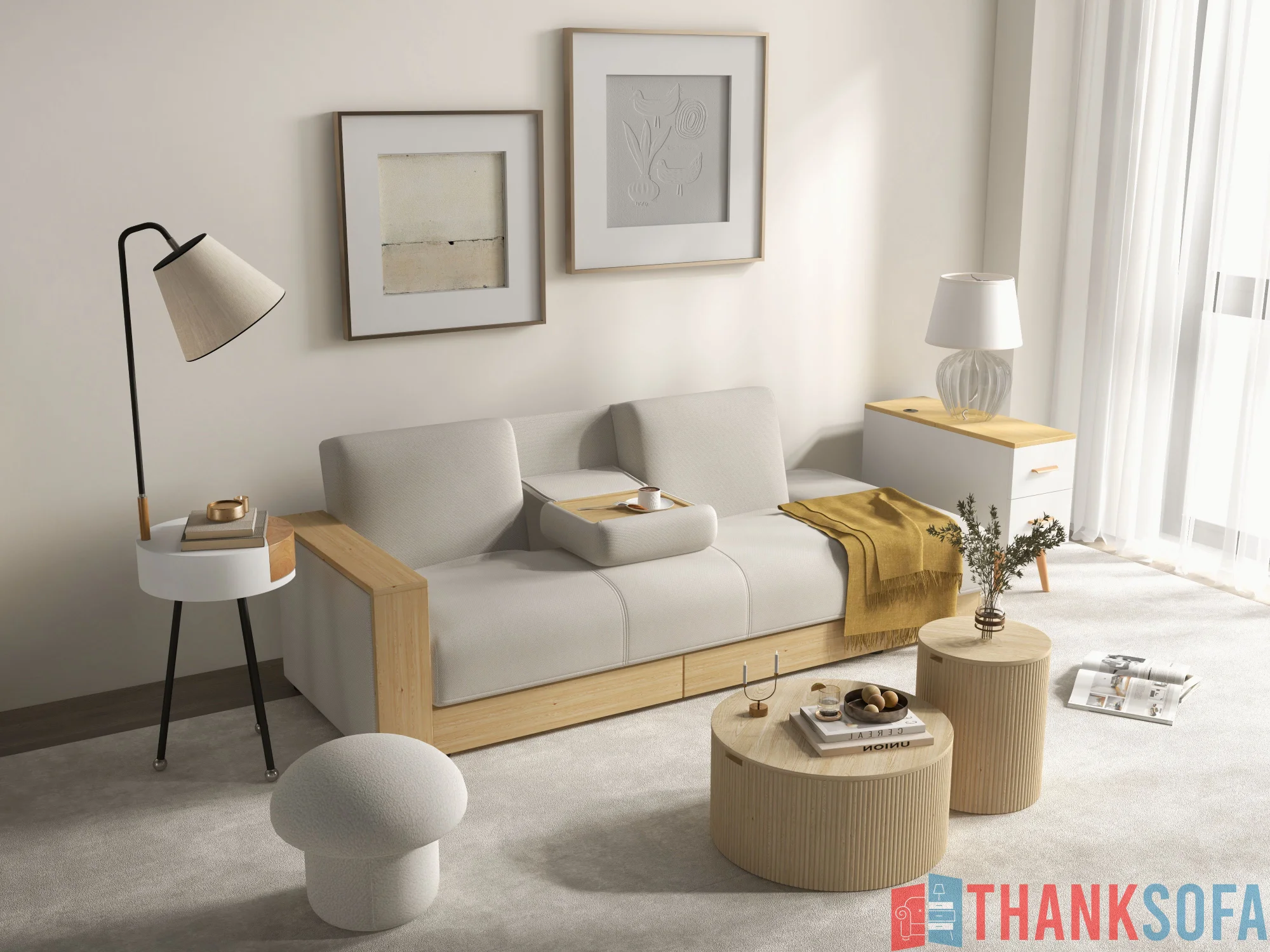 Ghế sofa hiện đại đẹp - Modern Sofa - ThankSofa Mẫu 53