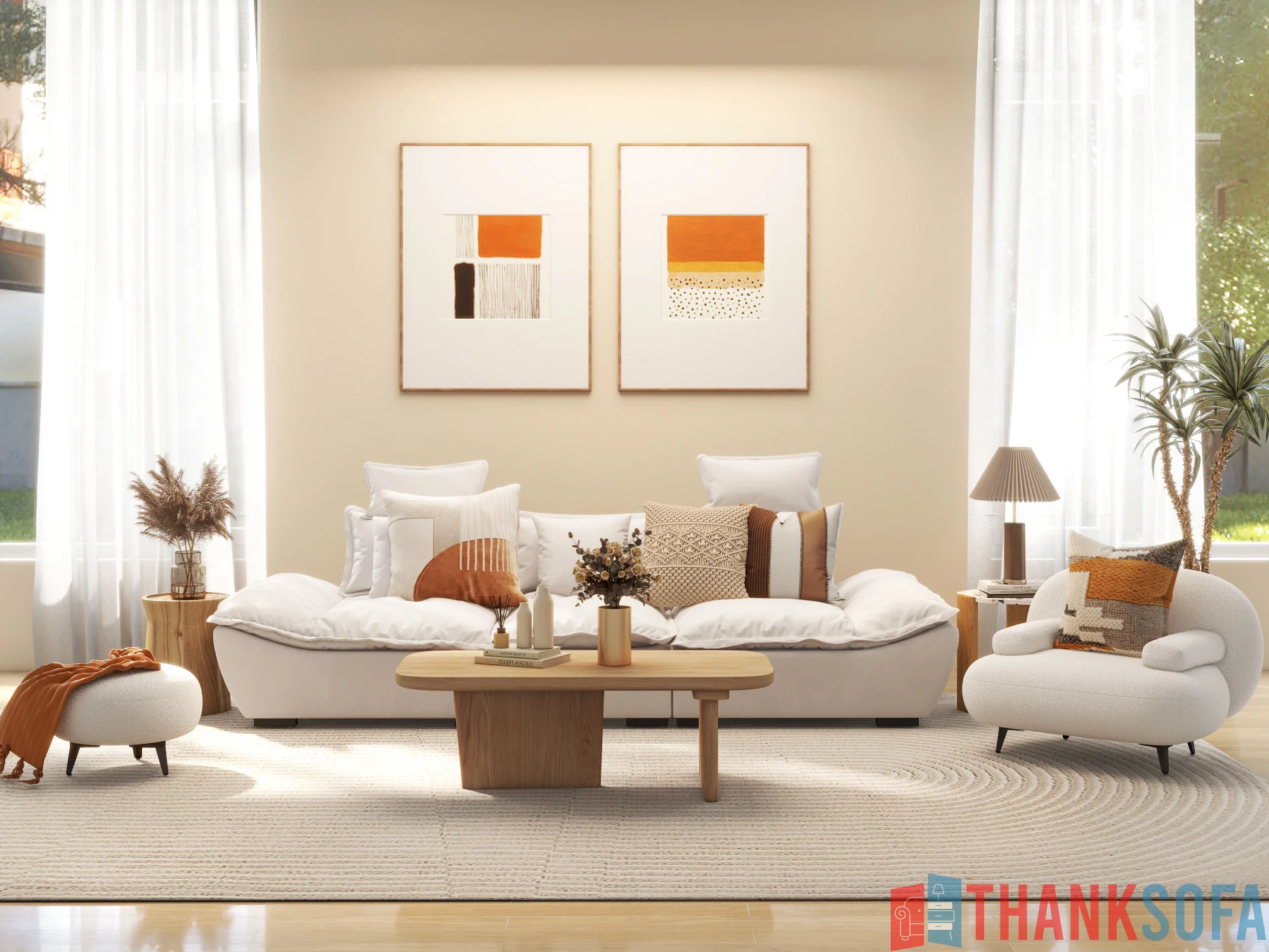 Ghế sofa hiện đại đẹp - Modern Sofa - ThankSofa Mẫu 75