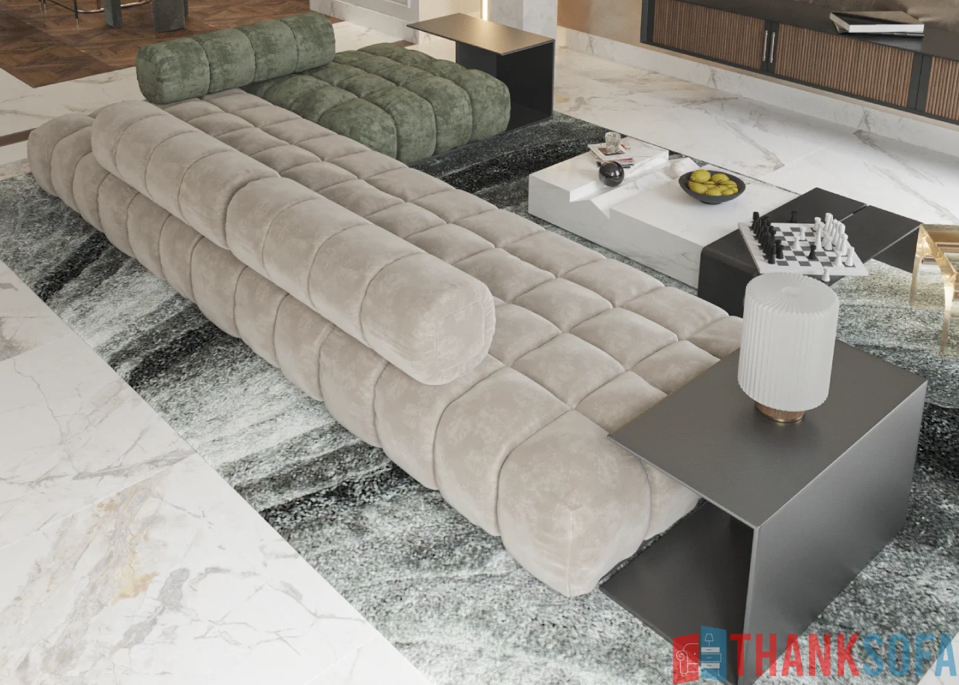 Mẫu Ghế Sectional Sofa - Modular Sofa Đẹp - ThankSofa Mẫu 27