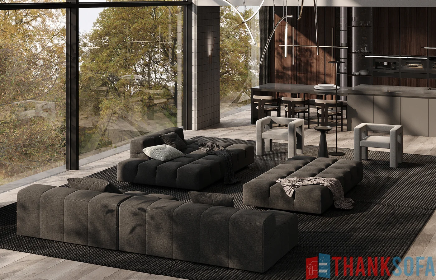 Mẫu Ghế Sofa Đẹp - Ghế Sa lông, Salon, Sopha - Bàn Ghế Sofa - Sofa Couch - ThankSofa Mẫu 100