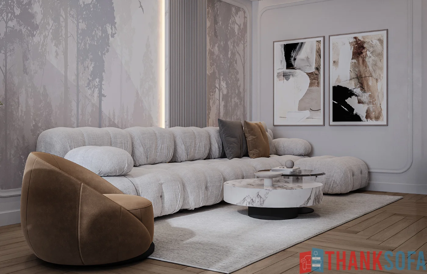 Mẫu Ghế Sofa Đẹp - Ghế Sa lông, Salon, Sopha - Bàn Ghế Sofa - Sofa Couch - ThankSofa Mẫu 138