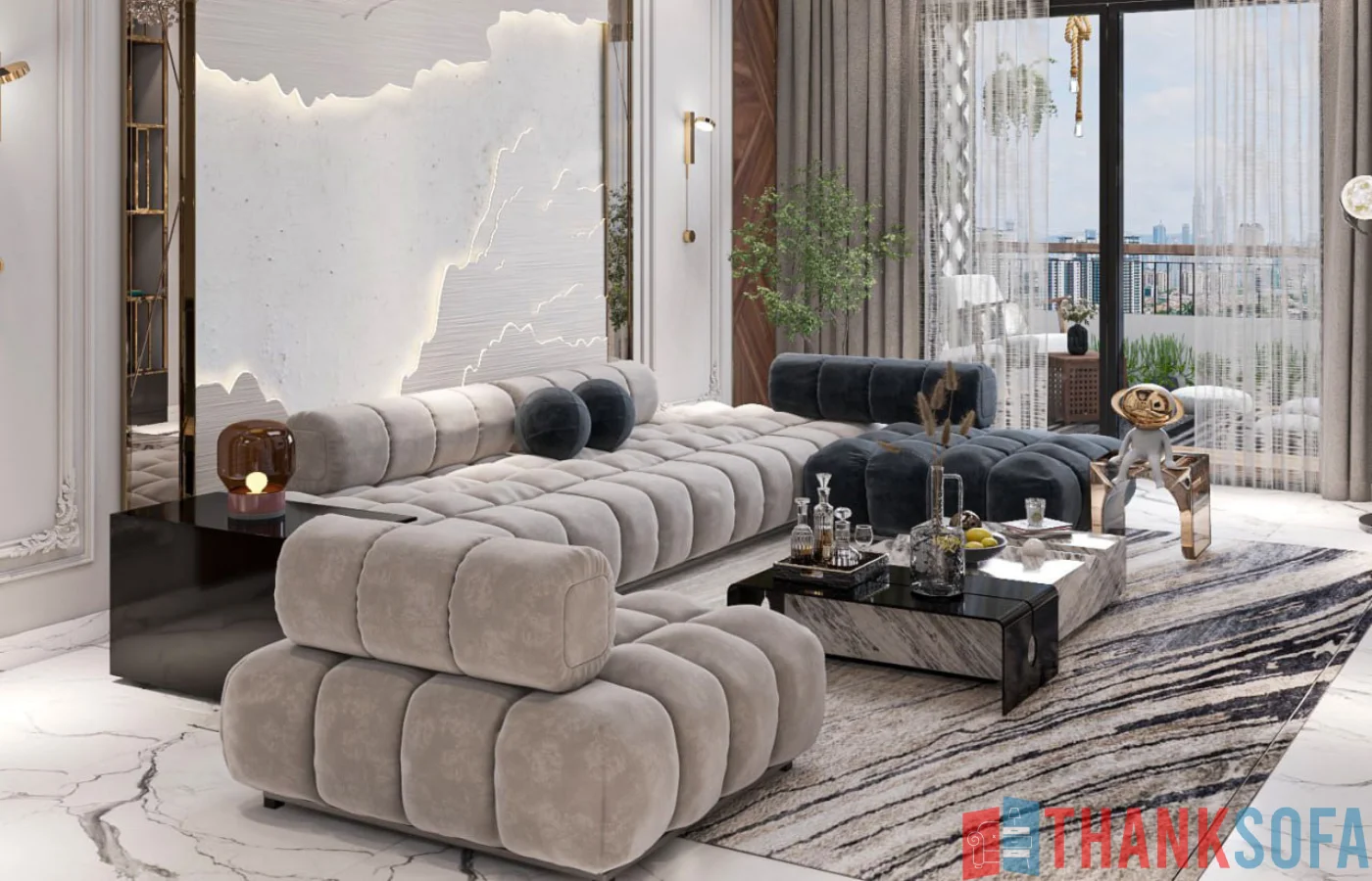 Mẫu Ghế Sofa Đẹp - Ghế Sa lông, Salon, Sopha - Bàn Ghế Sofa - Sofa Couch - ThankSofa Mẫu 31