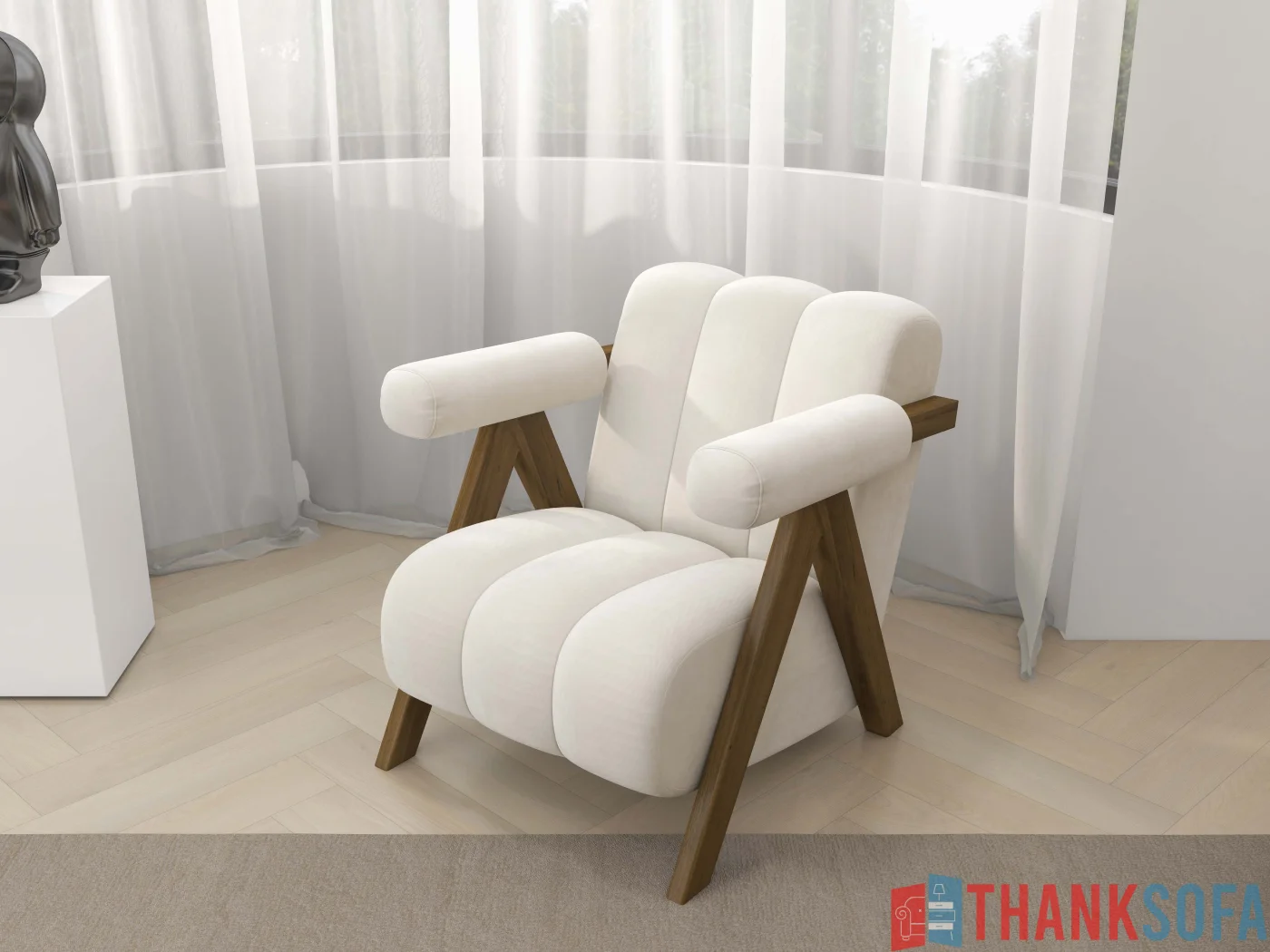 Mẫu ghế sofa đơn đẹp - Single sofas - One seater sofa - ThankSofa Mẫu 137
