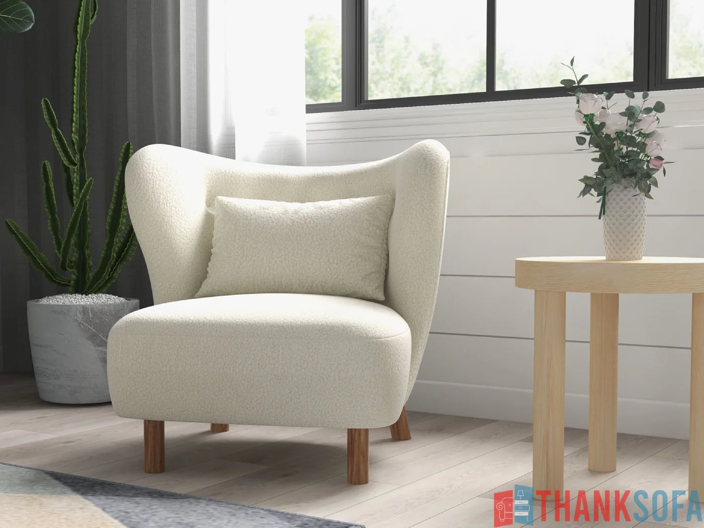 Mẫu ghế sofa đơn đẹp - Single sofas - One seater sofa - ThankSofa Mẫu 22