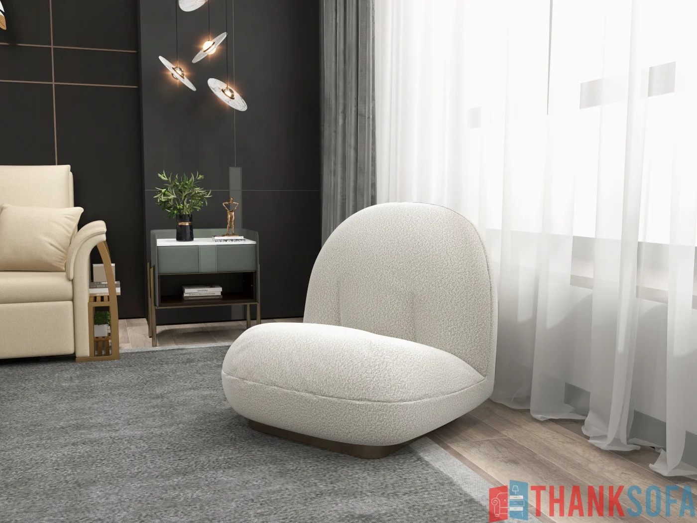 Mẫu ghế sofa đơn đẹp - Single sofas - One seater sofa - ThankSofa Mẫu 44