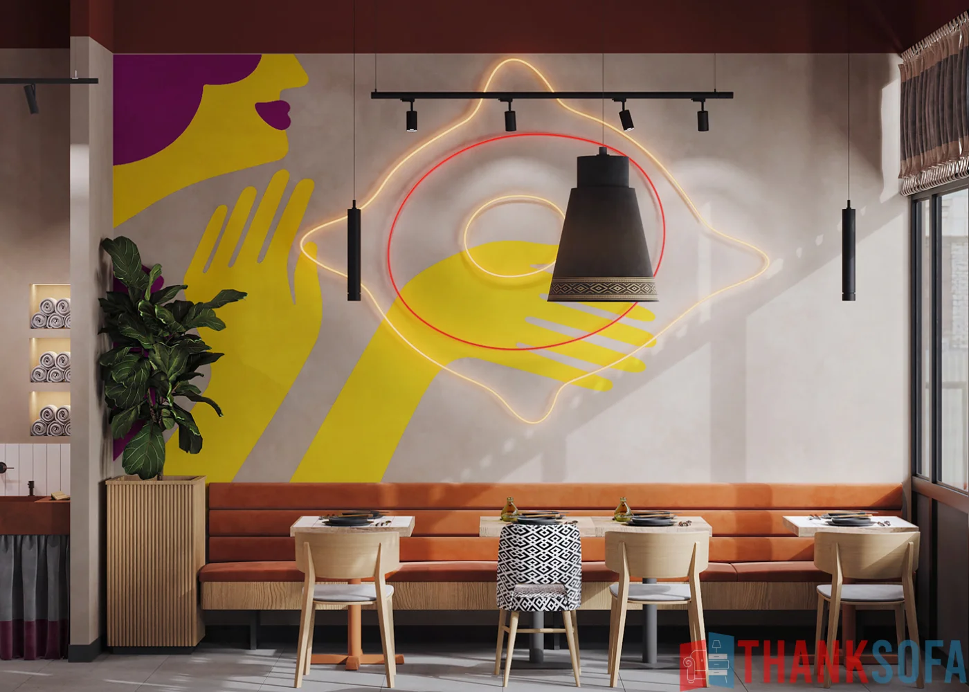 Mẫu thiết kế quán cafe đẹp - Coffee Shop Design - Quán cà phê ThankSofa Mẫu 126