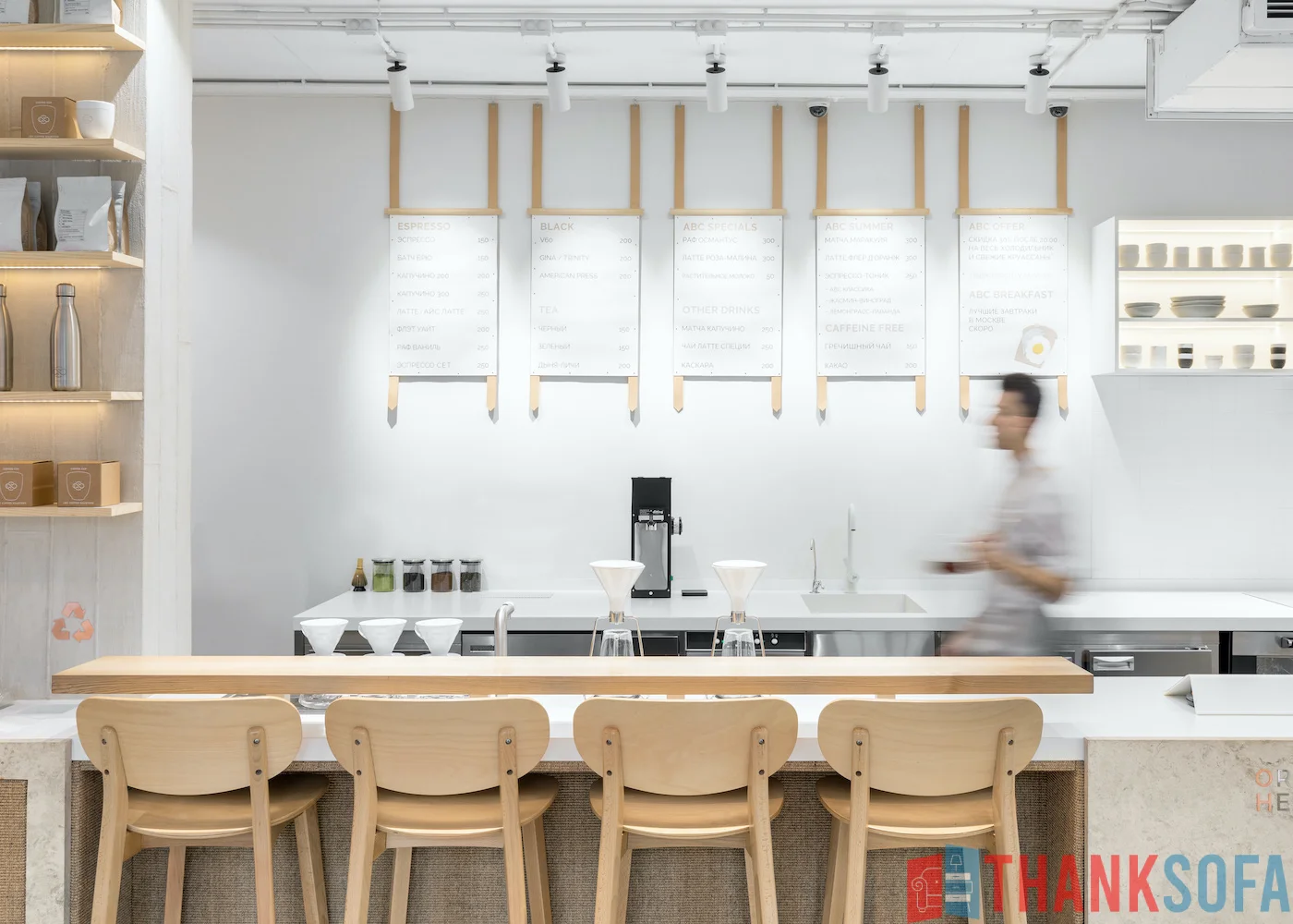Mẫu thiết kế quán cafe đẹp - Coffee Shop Design - Quán cà phê ThankSofa Mẫu 242
