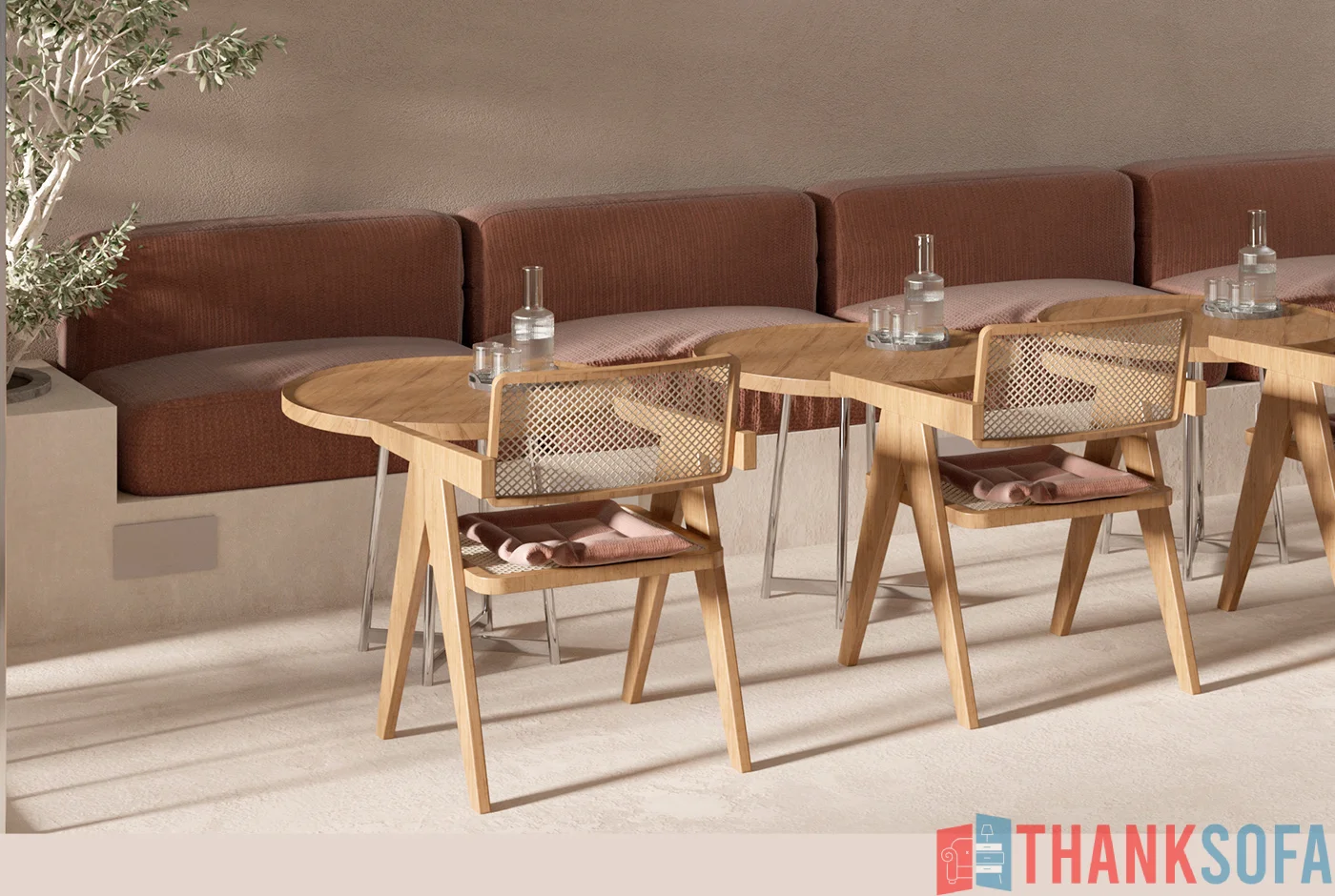 Mẫu thiết kế quán cafe đẹp - Coffee Shop Design - Quán cà phê ThankSofa Mẫu 280