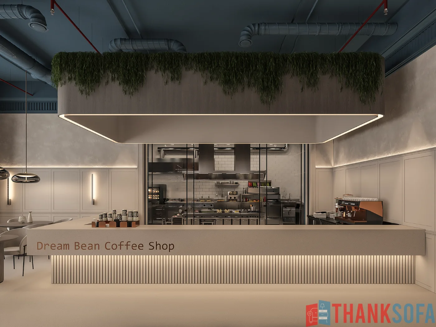 Mẫu thiết kế quán cafe đẹp - Coffee Shop Design - Quán cà phê ThankSofa Mẫu 57