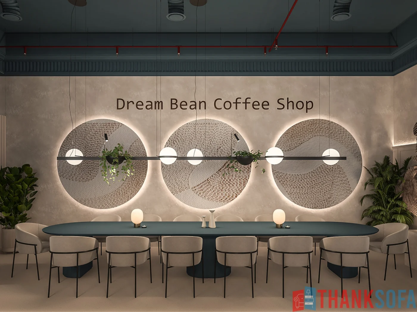 Mẫu thiết kế quán cafe đẹp - Coffee Shop Design - Quán cà phê ThankSofa Mẫu 65