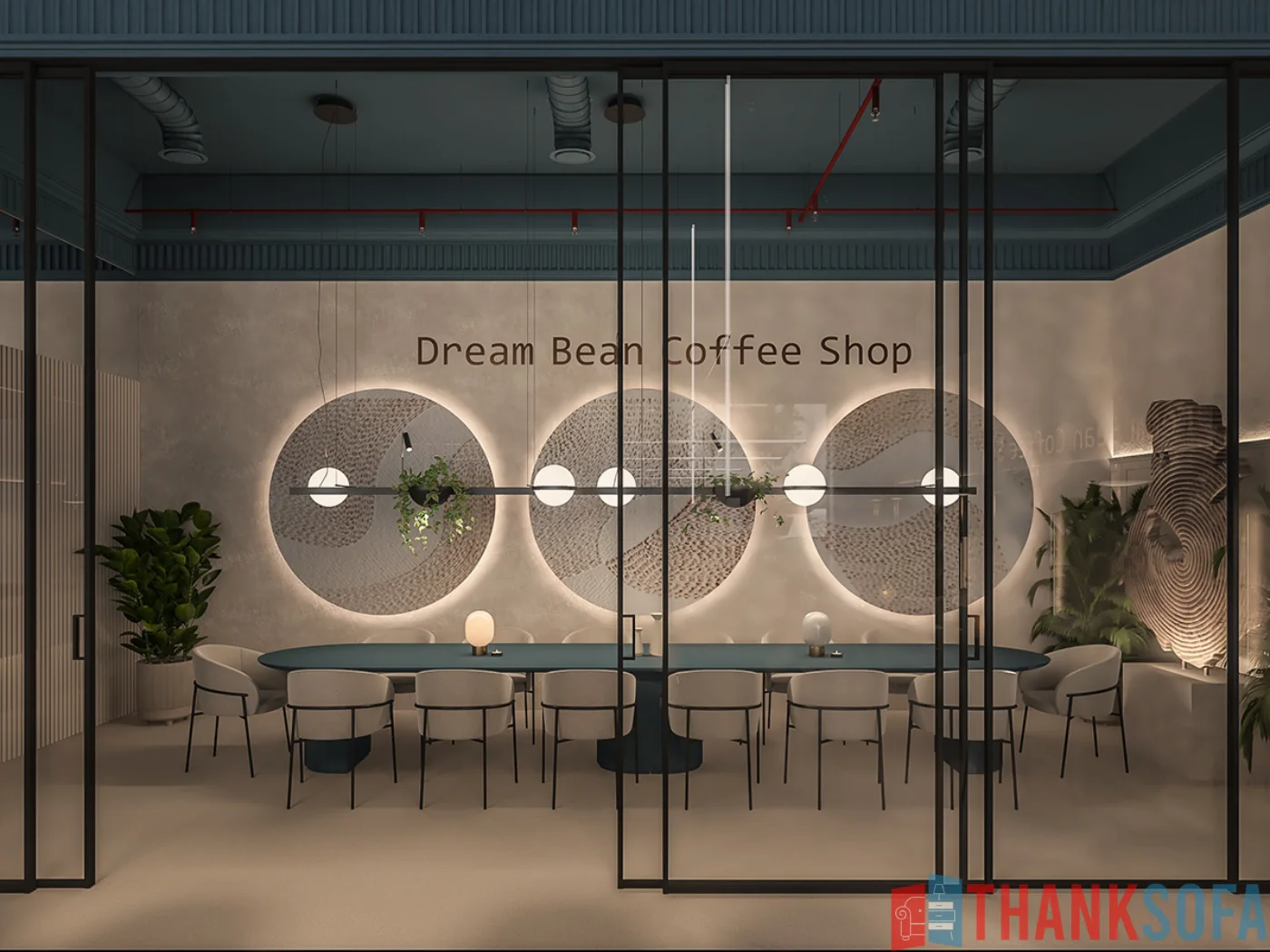 Mẫu thiết kế quán cafe đẹp - Coffee Shop Design - Quán cà phê ThankSofa Mẫu 67