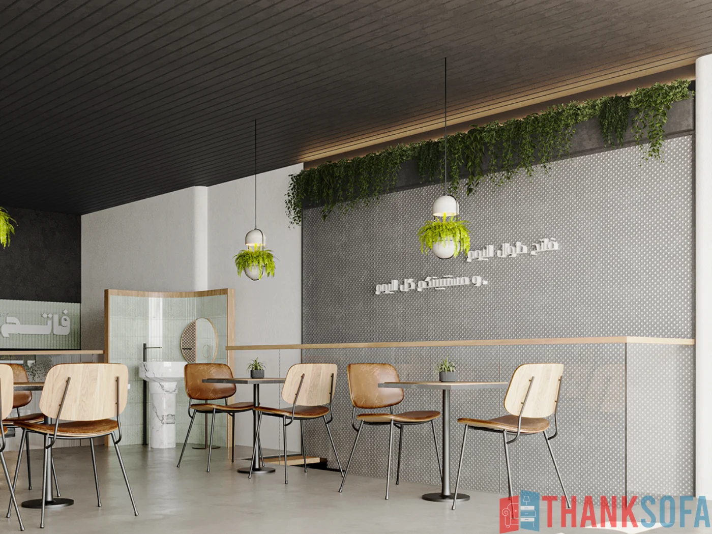 Mẫu thiết kế quán cafe đẹp - Coffee Shop Design - Quán cà phê ThankSofa Mẫu 69
